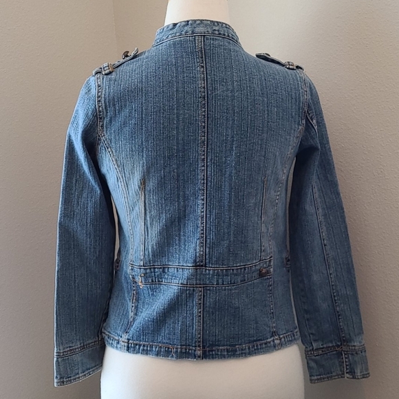 Unfabulous Denim Patchwork Embroidered Jacket - Picture 4 of 9